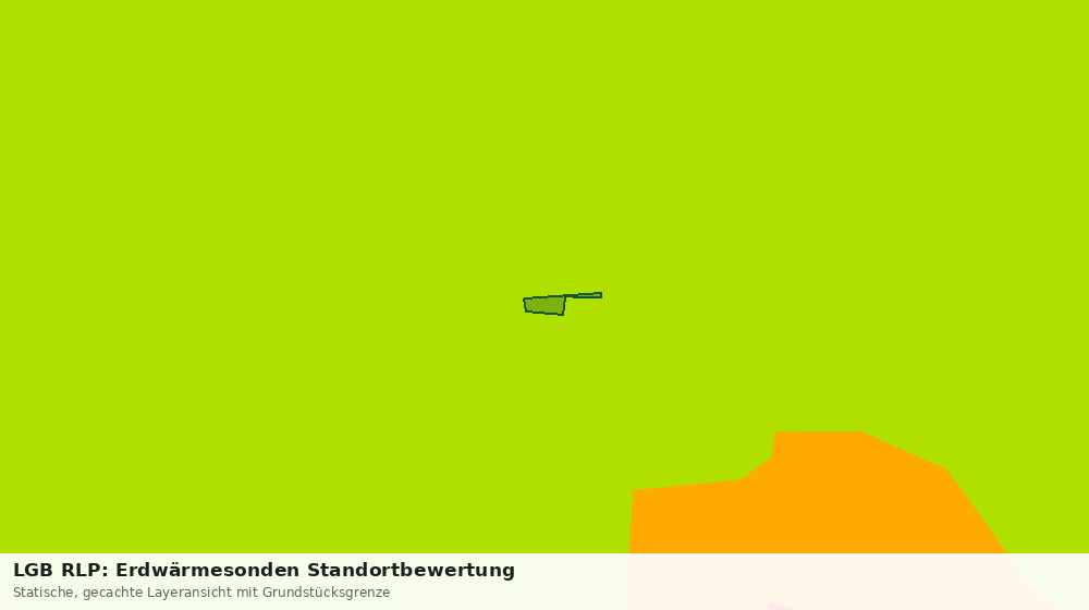 Statische Kartenansicht: LGB RLP: Erdwärmesonden Standortbewertung