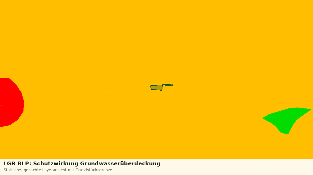 Statische Kartenansicht: LGB RLP: Schutzwirkung Grundwasserüberdeckung