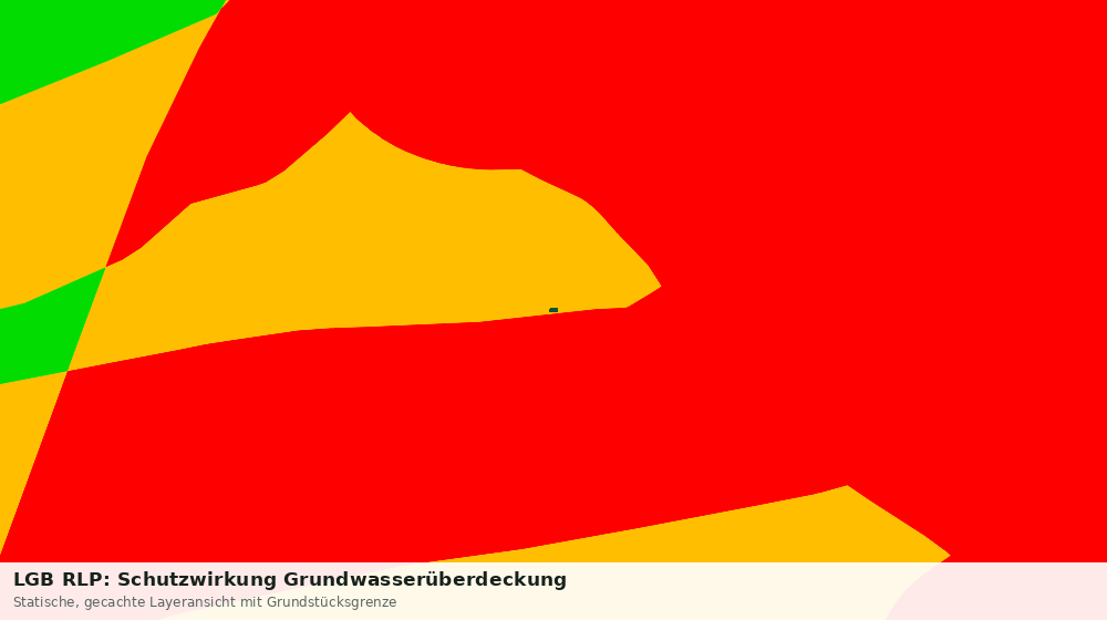 Statische Kartenansicht: LGB RLP: Schutzwirkung Grundwasserüberdeckung