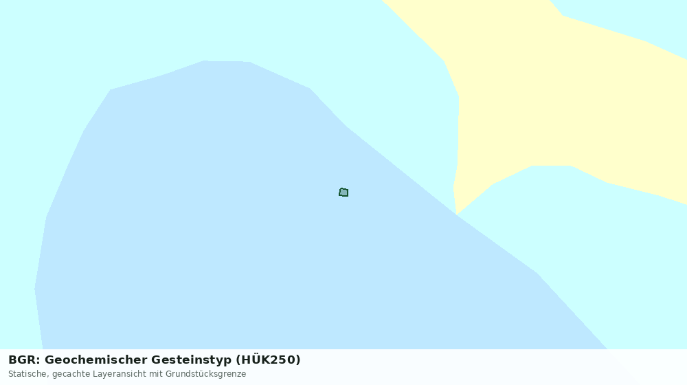 Statische Kartenansicht: BGR: Geochemischer Gesteinstyp (HÜK250)