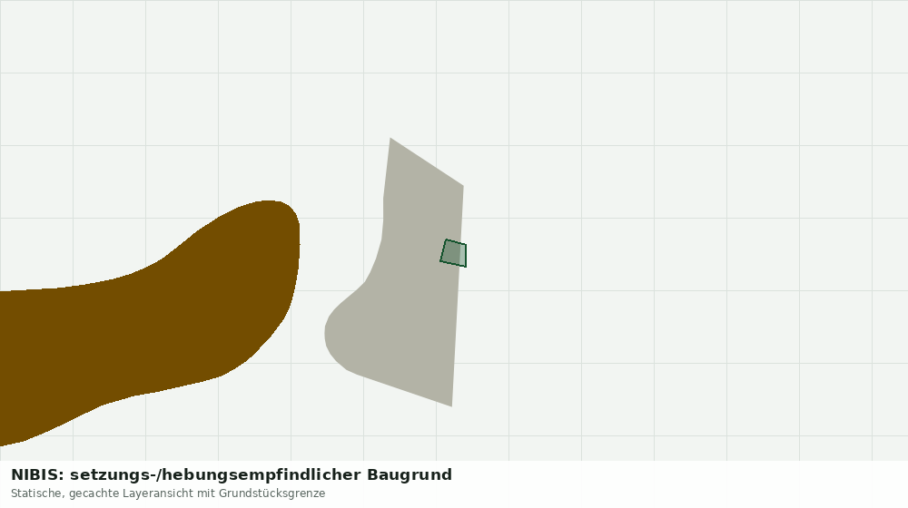 Statische Kartenansicht: NIBIS: setzungs-/hebungsempfindlicher Baugrund