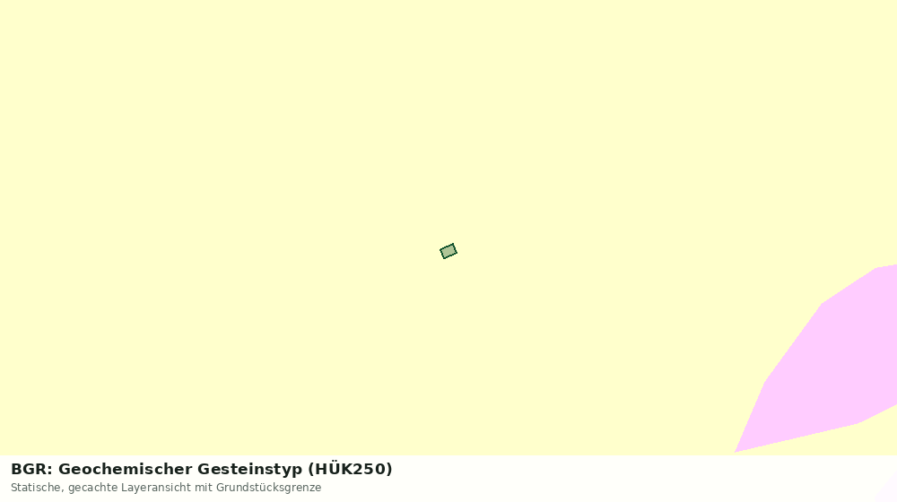 Statische Kartenansicht: BGR: Geochemischer Gesteinstyp (HÜK250)