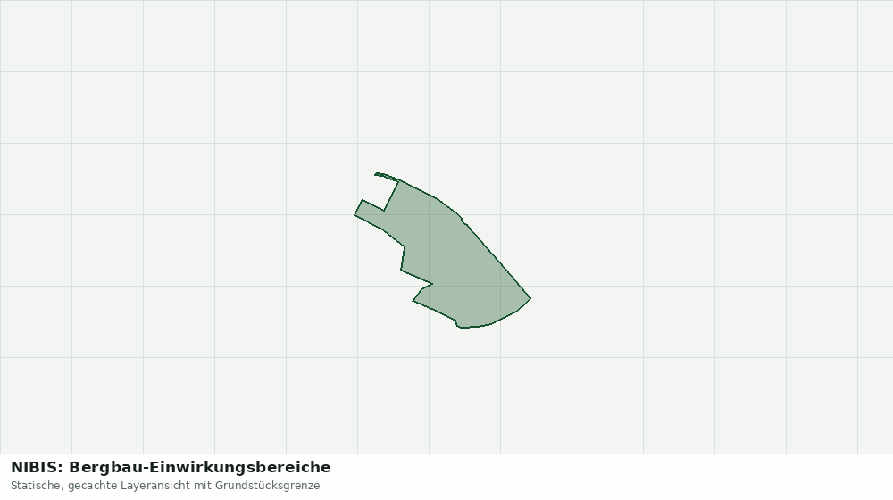 Statische Kartenansicht: NIBIS: Bergbau-Einwirkungsbereiche