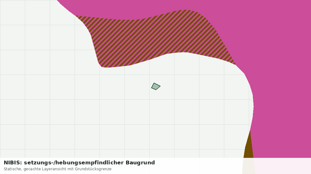 Statische Kartenansicht: NIBIS: setzungs-/hebungsempfindlicher Baugrund