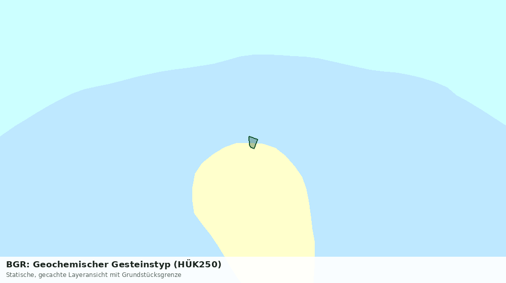 Statische Kartenansicht: BGR: Geochemischer Gesteinstyp (HÜK250)
