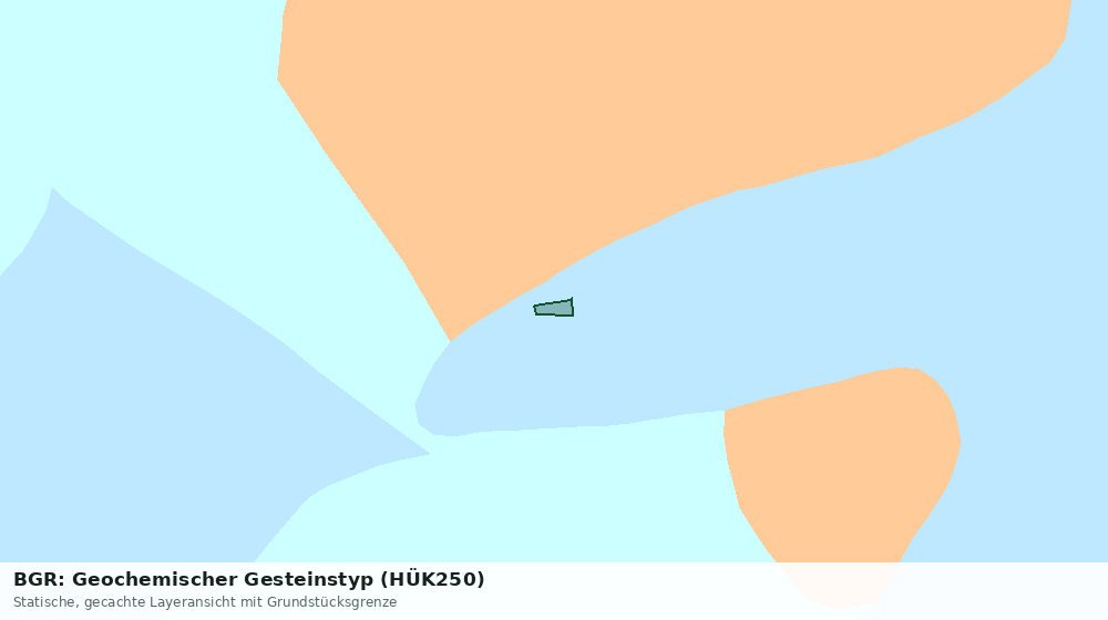 Statische Kartenansicht: BGR: Geochemischer Gesteinstyp (HÜK250)