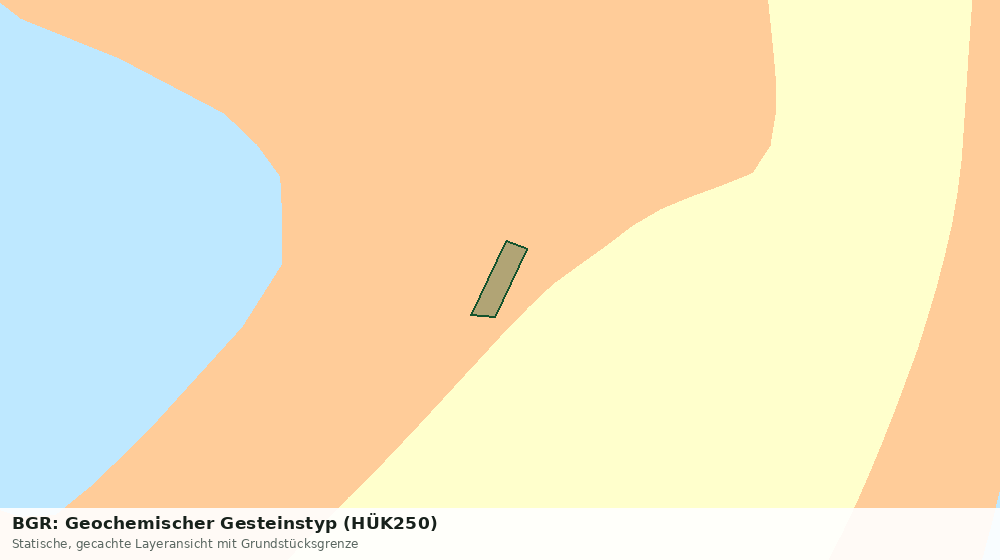 Statische Kartenansicht: BGR: Geochemischer Gesteinstyp (HÜK250)