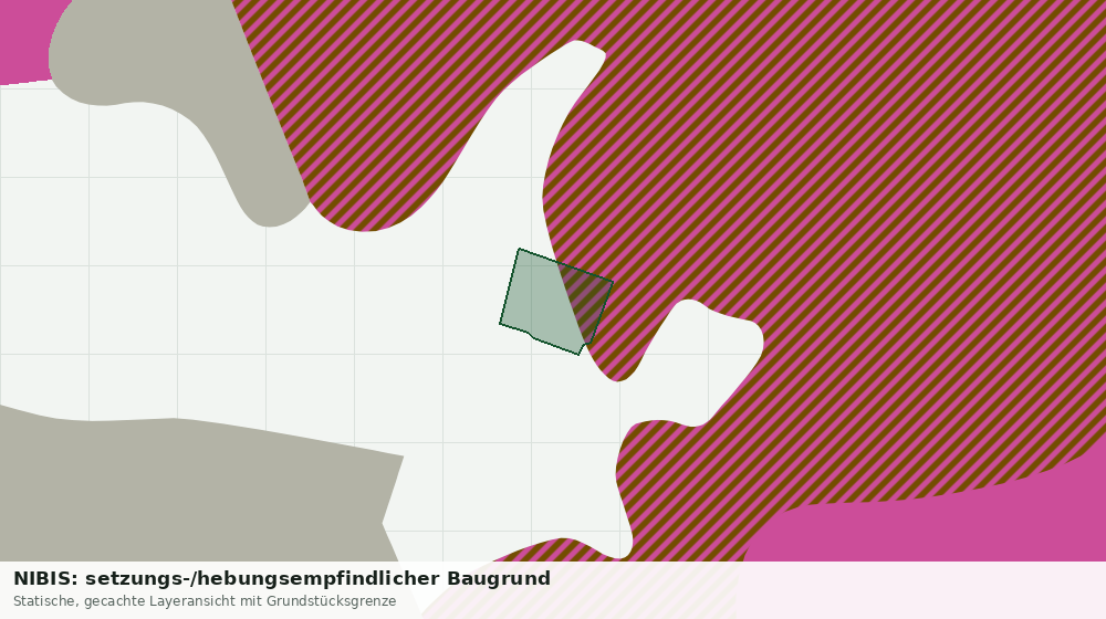 Statische Kartenansicht: NIBIS: setzungs-/hebungsempfindlicher Baugrund