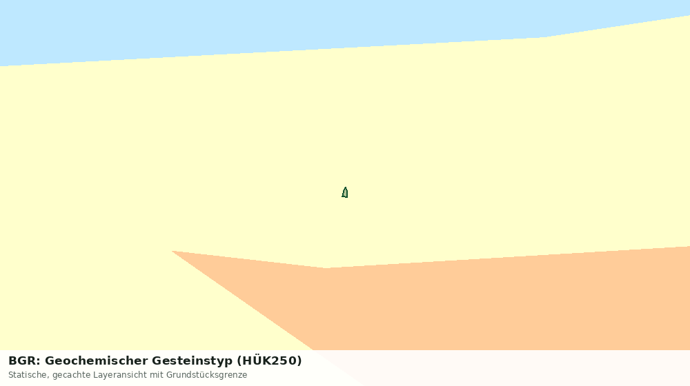 Statische Kartenansicht: BGR: Geochemischer Gesteinstyp (HÜK250)