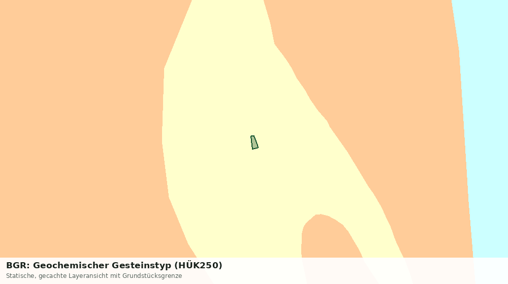 Statische Kartenansicht: BGR: Geochemischer Gesteinstyp (HÜK250)