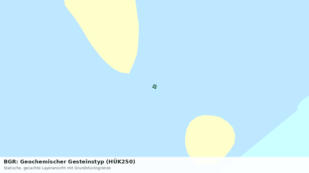 Statische Kartenansicht: BGR: Geochemischer Gesteinstyp (HÜK250)