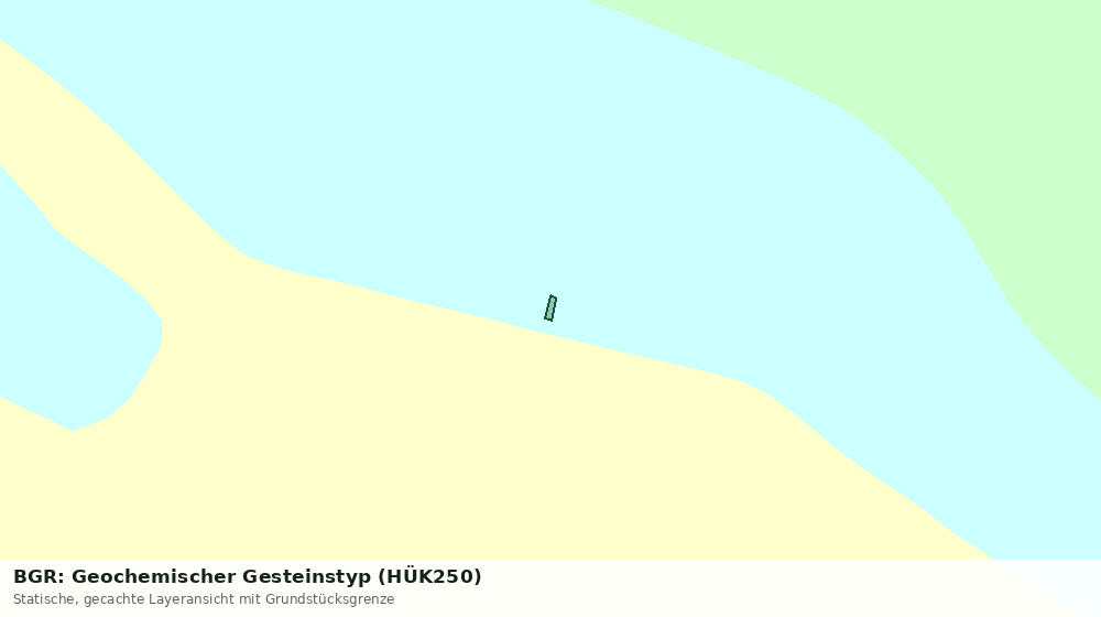 Statische Kartenansicht: BGR: Geochemischer Gesteinstyp (HÜK250)
