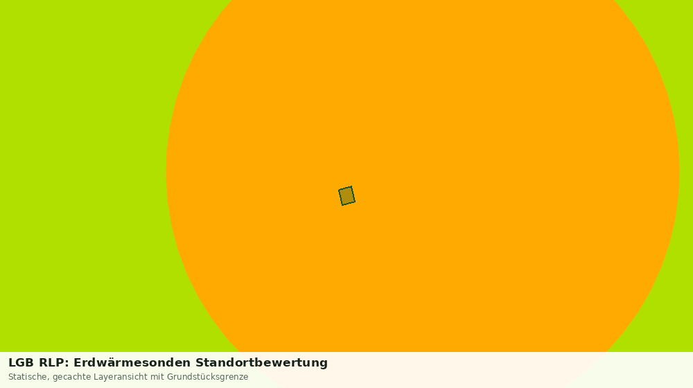 Statische Kartenansicht: LGB RLP: Erdwärmesonden Standortbewertung