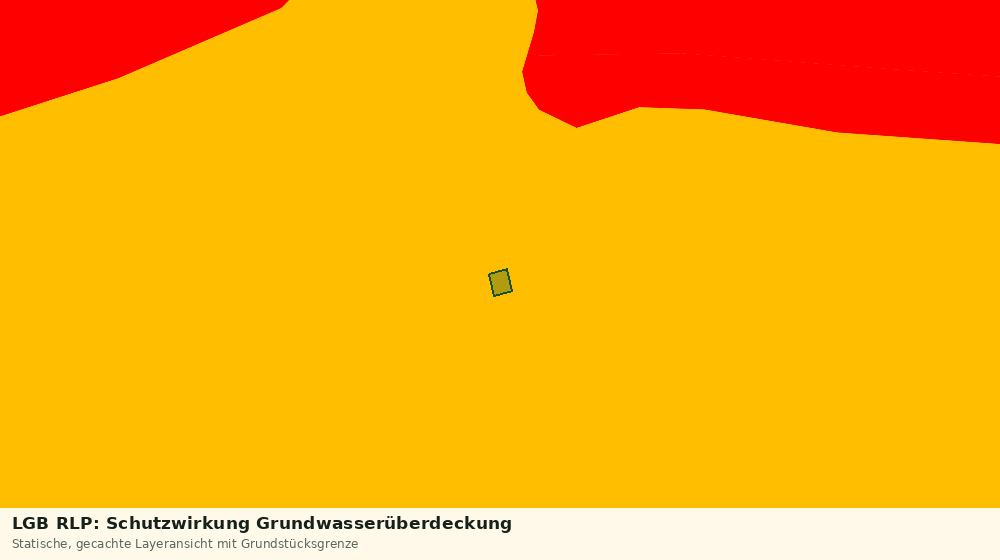 Statische Kartenansicht: LGB RLP: Schutzwirkung Grundwasserüberdeckung