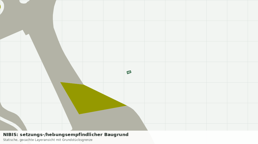 Statische Kartenansicht: NIBIS: setzungs-/hebungsempfindlicher Baugrund