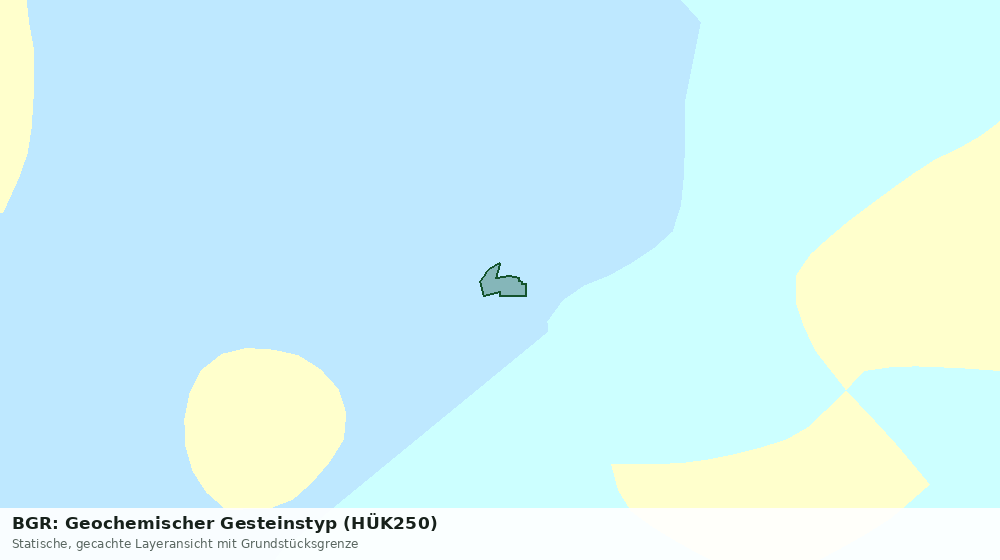 Statische Kartenansicht: BGR: Geochemischer Gesteinstyp (HÜK250)