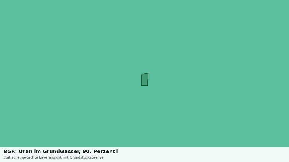 Statische Kartenansicht: BGR: Uran im Grundwasser, 90. Perzentil