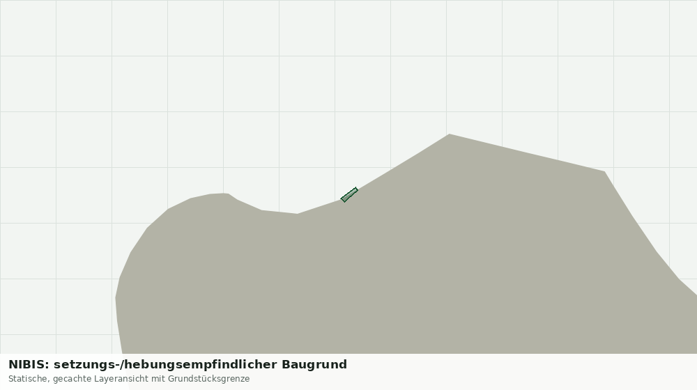 Statische Kartenansicht: NIBIS: setzungs-/hebungsempfindlicher Baugrund
