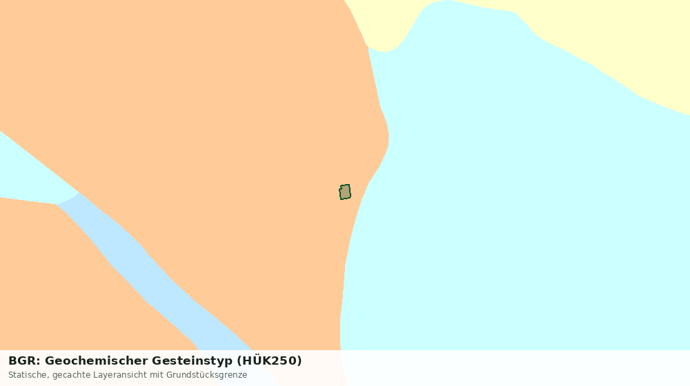 Statische Kartenansicht: BGR: Geochemischer Gesteinstyp (HÜK250)