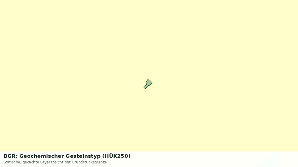 Statische Kartenansicht: BGR: Geochemischer Gesteinstyp (HÜK250)