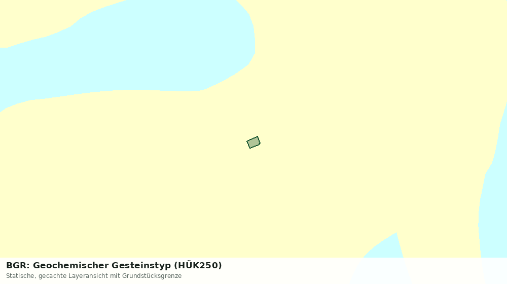 Statische Kartenansicht: BGR: Geochemischer Gesteinstyp (HÜK250)