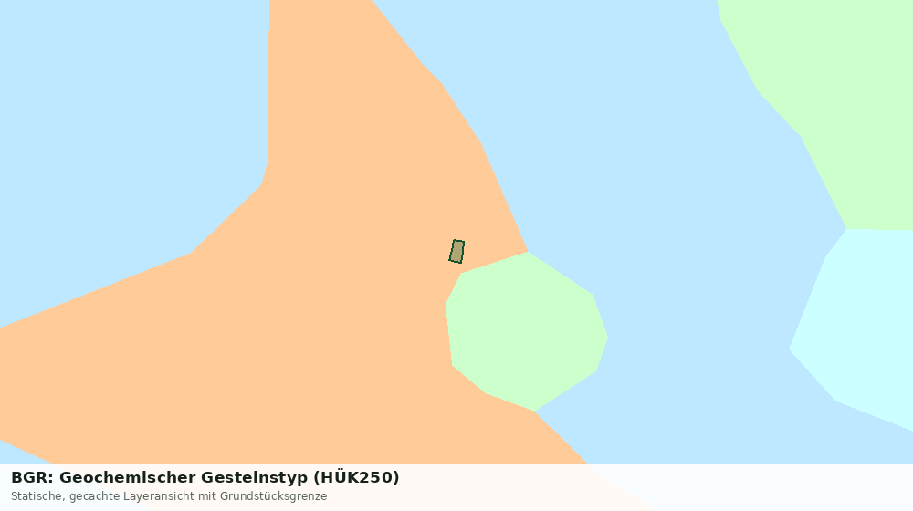 Statische Kartenansicht: BGR: Geochemischer Gesteinstyp (HÜK250)