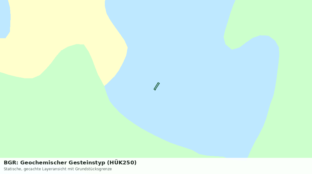Statische Kartenansicht: BGR: Geochemischer Gesteinstyp (HÜK250)