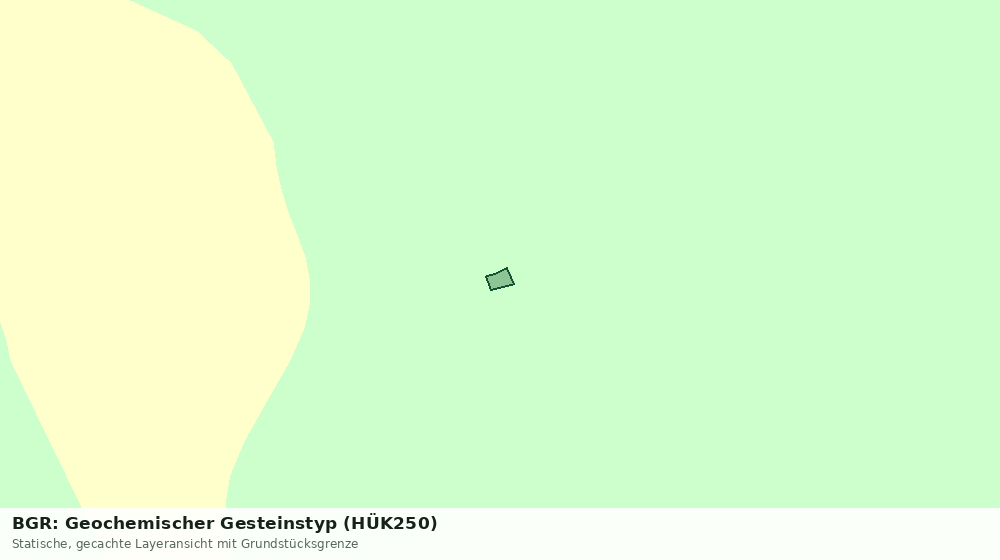 Statische Kartenansicht: BGR: Geochemischer Gesteinstyp (HÜK250)