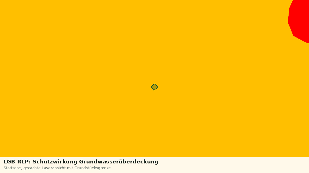 Statische Kartenansicht: LGB RLP: Schutzwirkung Grundwasserüberdeckung