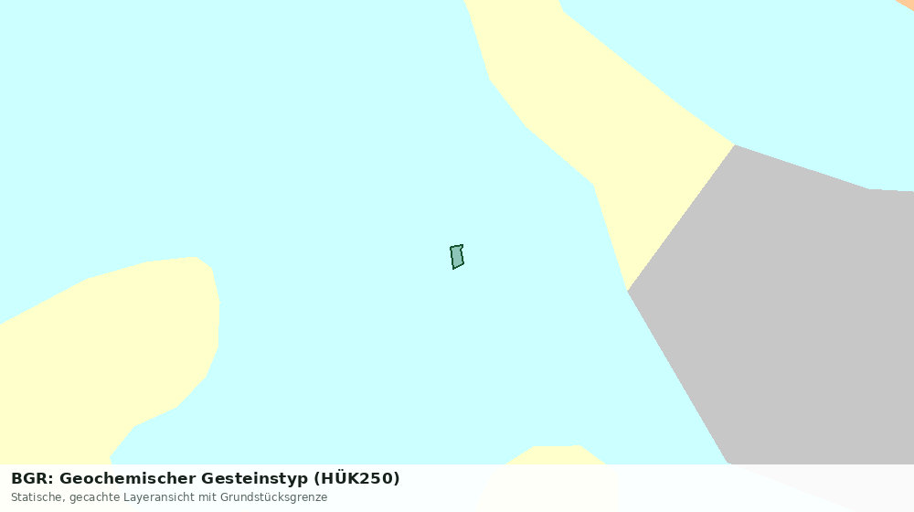 Statische Kartenansicht: BGR: Geochemischer Gesteinstyp (HÜK250)
