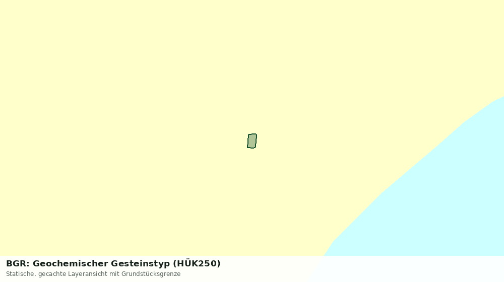 Statische Kartenansicht: BGR: Geochemischer Gesteinstyp (HÜK250)