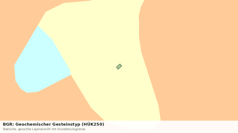 Statische Kartenansicht: BGR: Geochemischer Gesteinstyp (HÜK250)