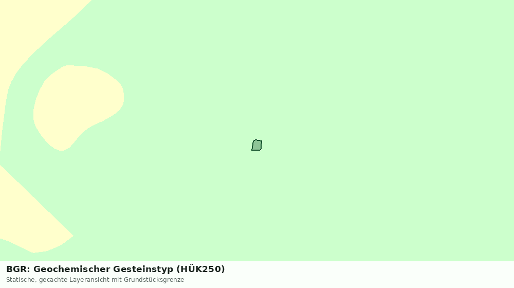 Statische Kartenansicht: BGR: Geochemischer Gesteinstyp (HÜK250)