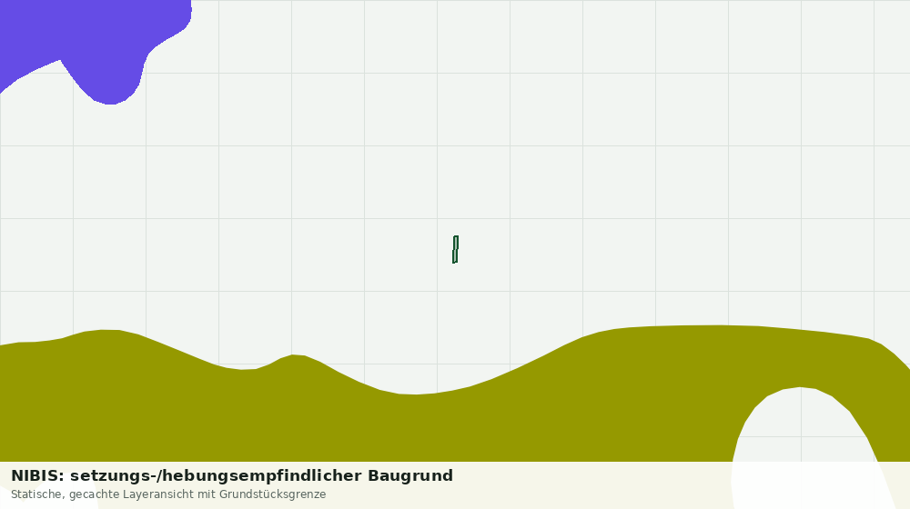 Statische Kartenansicht: NIBIS: setzungs-/hebungsempfindlicher Baugrund