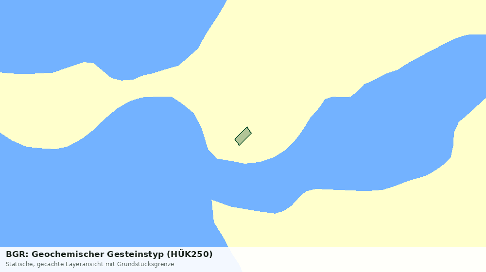 Statische Kartenansicht: BGR: Geochemischer Gesteinstyp (HÜK250)
