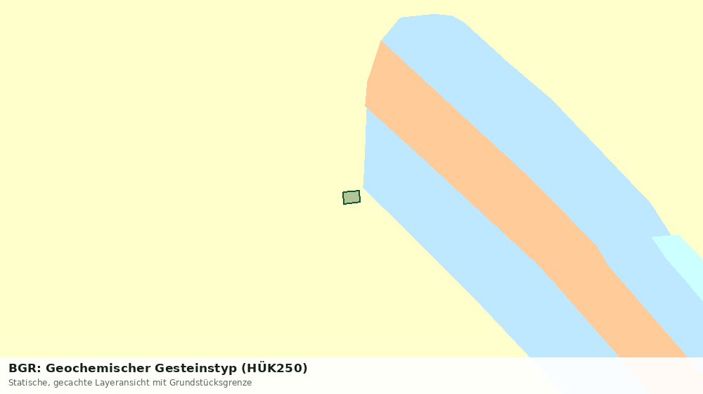 Statische Kartenansicht: BGR: Geochemischer Gesteinstyp (HÜK250)