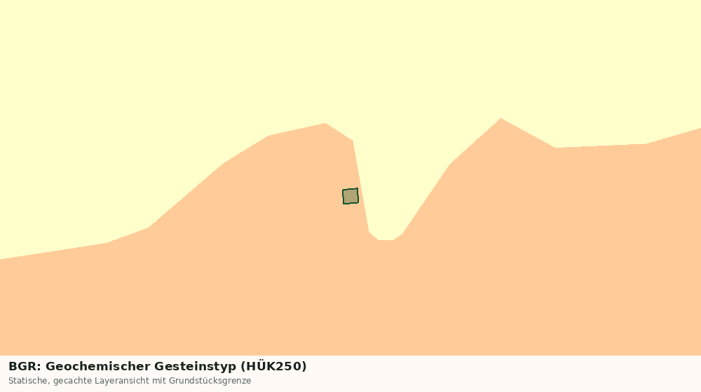 Statische Kartenansicht: BGR: Geochemischer Gesteinstyp (HÜK250)