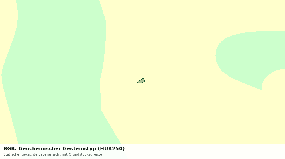 Statische Kartenansicht: BGR: Geochemischer Gesteinstyp (HÜK250)