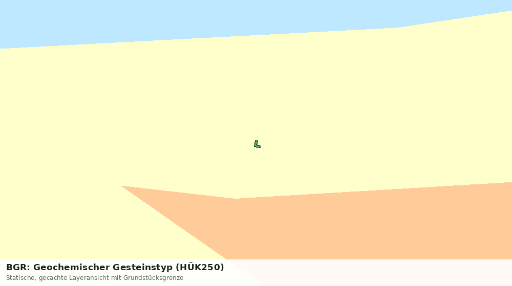 Statische Kartenansicht: BGR: Geochemischer Gesteinstyp (HÜK250)
