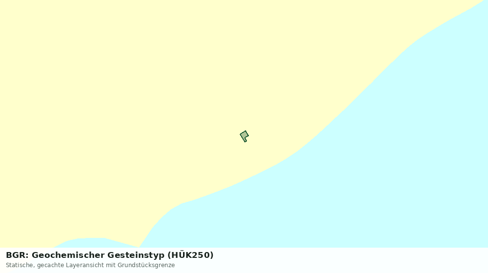 Statische Kartenansicht: BGR: Geochemischer Gesteinstyp (HÜK250)