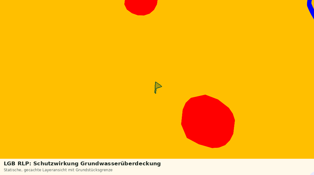 Statische Kartenansicht: LGB RLP: Schutzwirkung Grundwasserüberdeckung