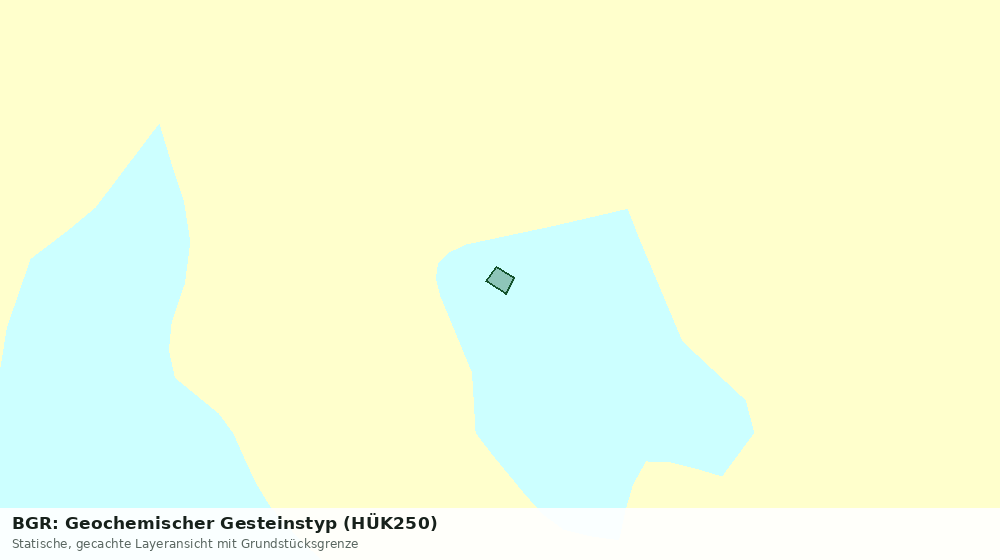 Statische Kartenansicht: BGR: Geochemischer Gesteinstyp (HÜK250)