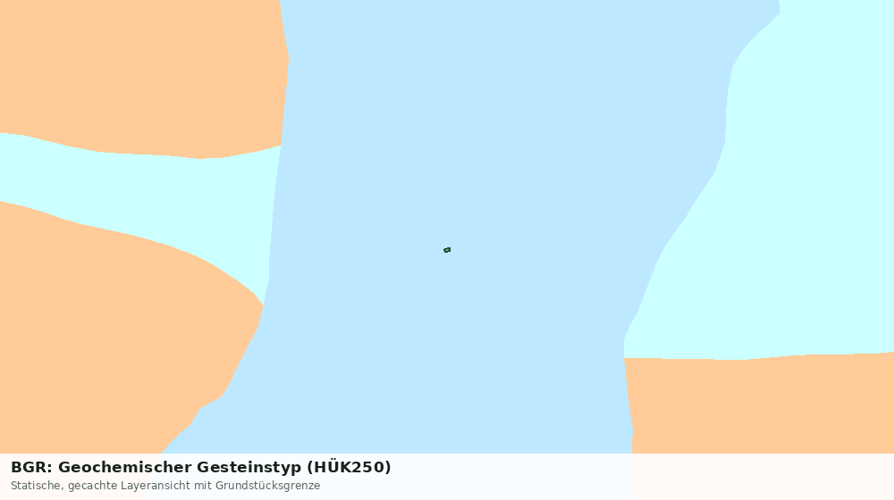 Statische Kartenansicht: BGR: Geochemischer Gesteinstyp (HÜK250)