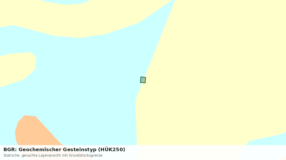 Statische Kartenansicht: BGR: Geochemischer Gesteinstyp (HÜK250)