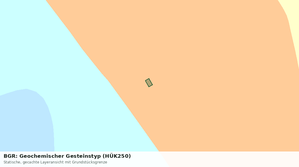 Statische Kartenansicht: BGR: Geochemischer Gesteinstyp (HÜK250)