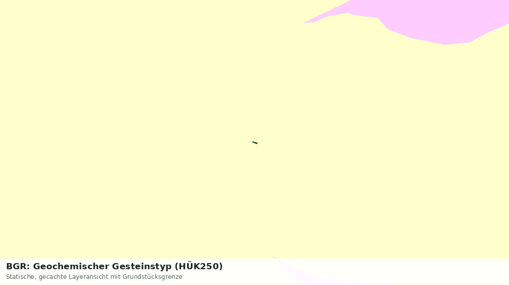 Statische Kartenansicht: BGR: Geochemischer Gesteinstyp (HÜK250)