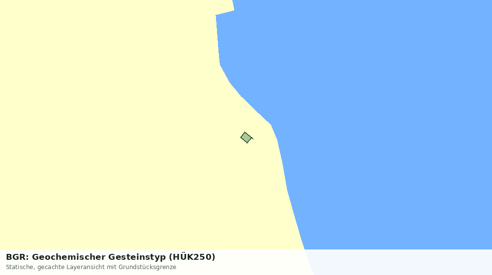 Statische Kartenansicht: BGR: Geochemischer Gesteinstyp (HÜK250)