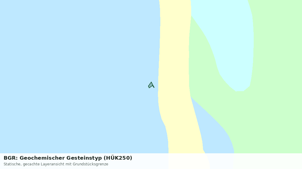 Statische Kartenansicht: BGR: Geochemischer Gesteinstyp (HÜK250)
