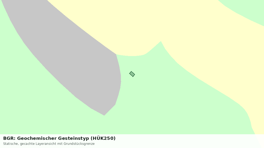 Statische Kartenansicht: BGR: Geochemischer Gesteinstyp (HÜK250)