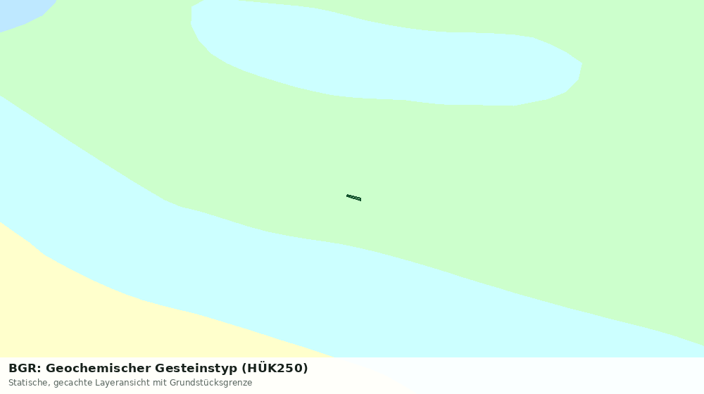 Statische Kartenansicht: BGR: Geochemischer Gesteinstyp (HÜK250)